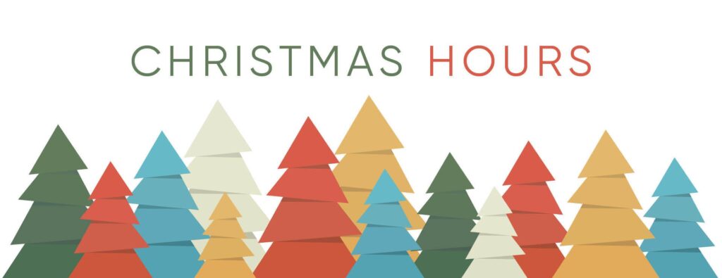 2024 HOLIDAY SEASON OPERATING HOURS cover